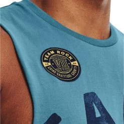 UNDER ARMOUR CANOTTA PROJECT ROCK EARN GREATNESS Azzurro -Negozio online TRAINING E PALESTRA Italia 2022 under armour 1370478 canotta pjt rk earn greatness abbigliamento training e palestra uomo 044906301 416 5