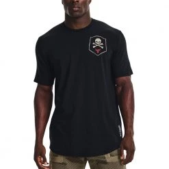 UNDER ARMOUR T-SHIRT PROJECT ROCK 100% Nero -Negozio online TRAINING E PALESTRA Italia 2022 under armour 1370489 t shirt project rock 100 abbigliamento training e palestra uomo 044906801 001 3