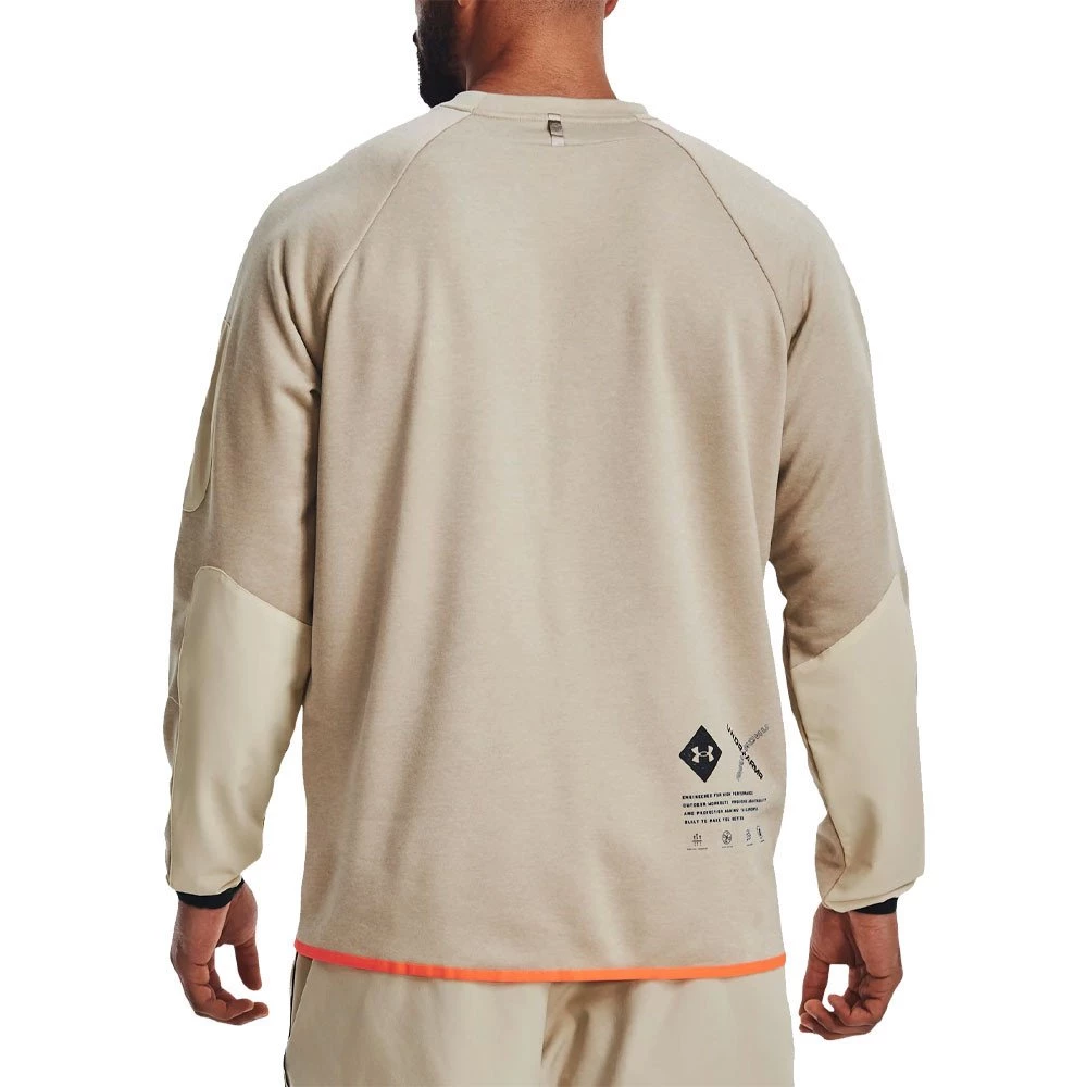 UNDER ARMOUR FELPA LEGGERA TERRAIN CREW Beige 4 UNDER ARMOUR FELPA LEGGERA TERRAIN CREW Beige - immagine 4