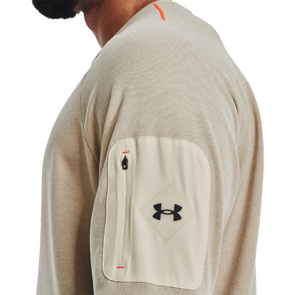 UNDER ARMOUR FELPA LEGGERA TERRAIN CREW Beige 5 UNDER ARMOUR FELPA LEGGERA TERRAIN CREW Beige - immagine 5