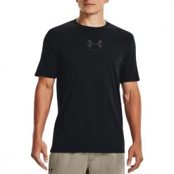 UNDER ARMOUR T-SHIRT UA REPEAT Nero -Negozio online TRAINING E PALESTRA Italia 2022 under armour 1371264 t shirt ua repeat abbigliamento training e palestra uomo 044908101 001 3