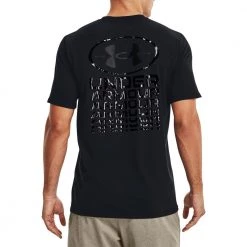 UNDER ARMOUR T-SHIRT UA REPEAT Nero -Negozio online TRAINING E PALESTRA Italia 2022 under armour 1371264 t shirt ua repeat abbigliamento training e palestra uomo 044908101 001 4