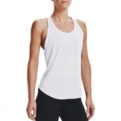 UNDER ARMOUR CANOTTA TECH VENT DONNA Bianco -Negozio online TRAINING E PALESTRA Italia 2022 under armour 1372016 canotta tech vent donna abbigliamento training e palestra donna 044945501 100 3