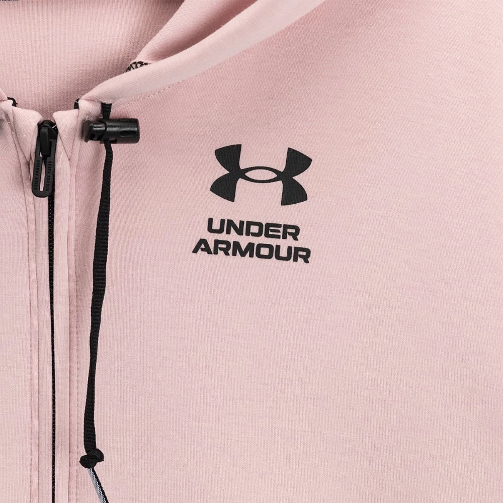 UNDER ARMOUR FELPA ZIP E CAPPUCCIO SUMMIT KNIT DONNA Rosa 3 UNDER ARMOUR FELPA ZIP E CAPPUCCIO SUMMIT KNIT DONNA Rosa - immagine 3